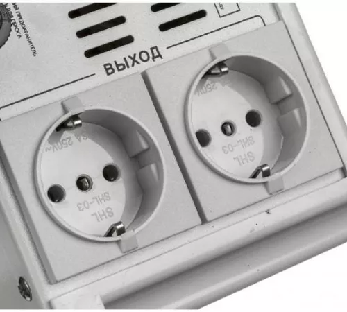 Стабилизатор напряжения АСН-1500Н/1-Ц 1ф 1.5кВт настен. IP20 Lux Ресанта 63/6/20 фото 3