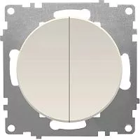 Выключатель 2-кл. СП Florence 10А IP20 механизм беж. 1E31501301 OneKeyElectro 2172799