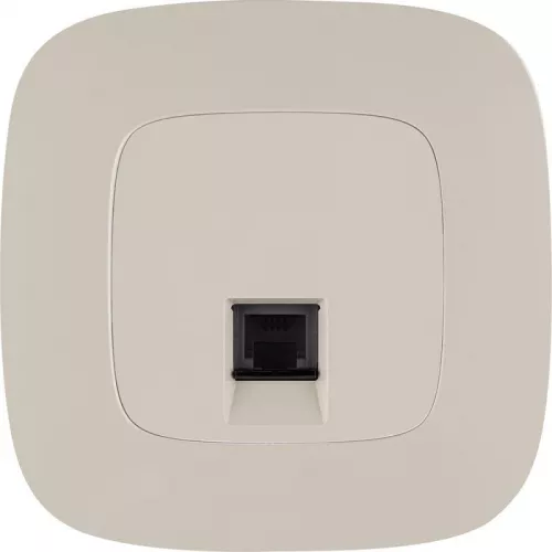 Механизм розетки телефонной Valena Allure 1 выход RJ11 с лиц. панелью сл. кость Leg 753838 фото 5