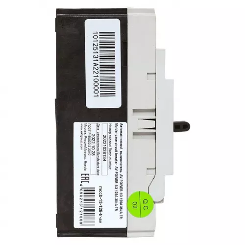 Выключатель автоматический 3п 125А 35кА AV POWER-1/3 TR AVERES EKF mccb-13-125-TR-av фото 3