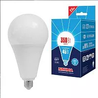 LED-A120-45W/4000K/E27/FR/NR Лампа светодиодная. Форма "A", матовая. Серия Norma. Белый свет (4000K). Картон. ТМ Volpe