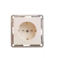 Механизм розетки 1-м СП W59 16А защ. шторки с заземл. сл. кость SchE RS16-152-2-86 (РС16-152-2-86)