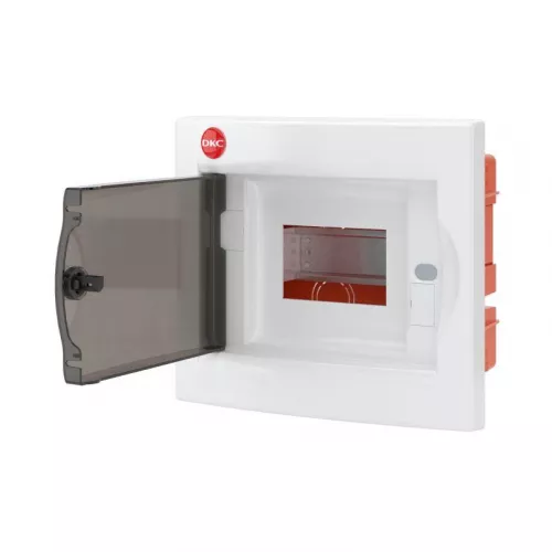 Бокс СП IP41 4м бел/дым. дв DKC 81504 фото 3