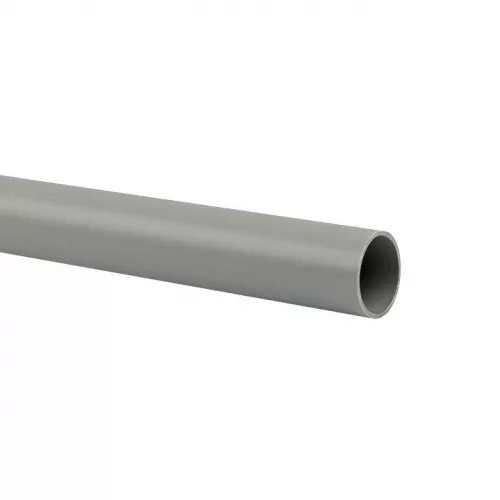 Труба ПВХ гладкая жесткая d25 сер. (дл.3м) EKF trg-25-3n