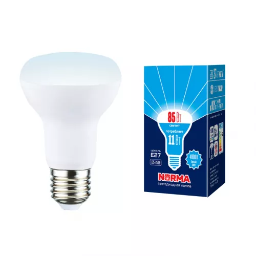 Светодиодная лампа Volpe LED-R63-11W/4000K/E27/FR/NR UL-00005775