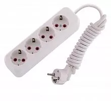 Удлинитель 4х2м с заземл. 16А IP20 LEZARD 720-0402-401