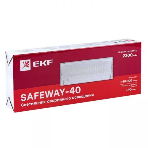 Светильник аварийного освещения SAFEWAY-40 LED PROxima EKF dpa-202 фото 2 Светильник аварийного освещения SAFEWAY-40 LED PROxima EKF dpa-202 фото 2