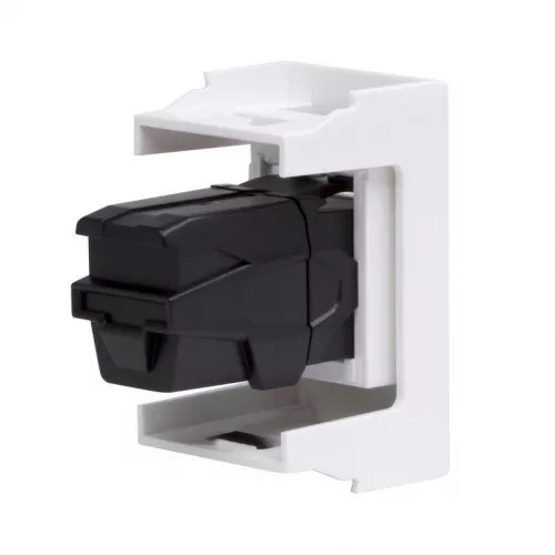 Розетка мультимедийная Viva 1мод. USB 3.0 бел. DKC 43018 фото 3