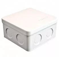 Коробка распределительная ОП 105х105х56мм IP54 7 выходов без гермовводов крышка защелкивающаяся бел. Epplast 105031