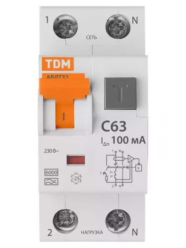 АВДТ 32 C63 100мА TDM фото 3