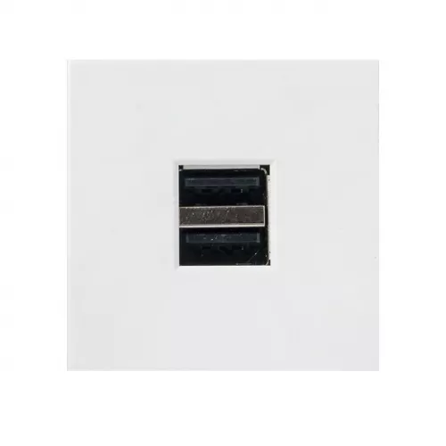 Розетка USB сила тока 2.1А (2 гнезда) без индикатора EKF E2MR2-20USB-10 фото 2 Розетка USB сила тока 2.1А (2 гнезда) без индикатора EKF E2MR2-20USB-10 фото 2