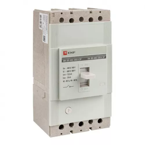 Выключатель нагрузки 3п ВН-99 400/400А EKF sl99-400-400 Выключатель нагрузки 3п ВН-99 400/400А EKF sl99-400-400