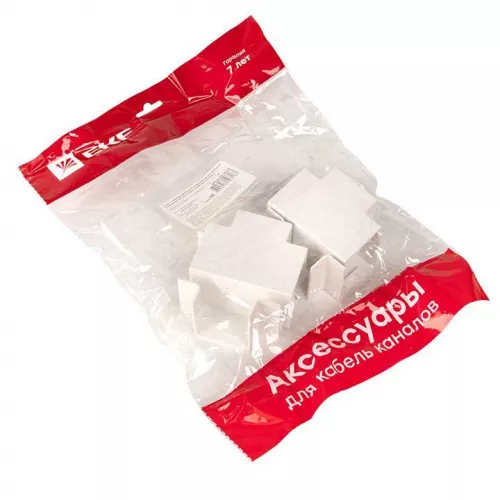 Угол T-образный 40х40 бел. Plast PROxima (уп.4шт) EKF tchw-40-40x4 фото 2 Угол T-образный 40х40 бел. Plast PROxima (уп.4шт) EKF tchw-40-40x4 фото 2