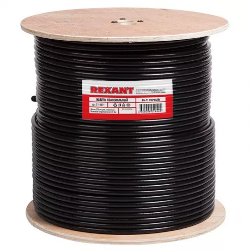 Кабель RG 11/U (75 Ом) бухта Ч (м) Rexant 01-3011 фото 2 Кабель RG 11/U (75 Ом) бухта Ч (м) Rexant 01-3011 фото 2