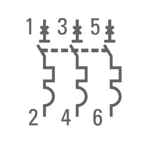Выключатель автоматический модульный 3п C 3А 4.5кА ВА 47-63 PROxima EKF mcb4763-3-03C-pro фото 5