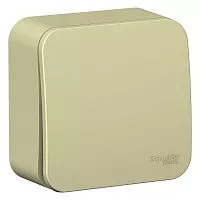 Выключатель 1-кл. ОП Blanca 10А IP20 (сх. 1) 250В с изолир. пластиной беж. SchE BLNVA101017