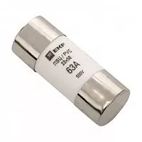 Вставка плавкая цилиндрическая ПВЦ 22х58 63А EKF pvc-22x58-63