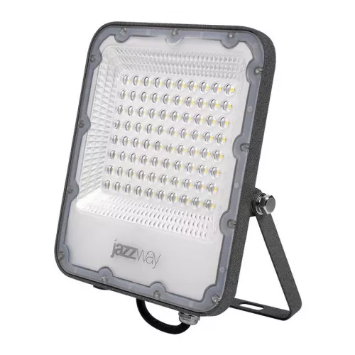 Прожектор светодиодный PFL-S4-100w 6500К 80град. с клапаном IP65 JazzWay 5036437