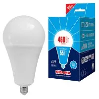 LED-A140-55W/4000K/E27/FR/NR Лампа светодиодная. Форма "A", матовая. Серия Norma. Белый свет (4000K). Картон. ТМ Volpe