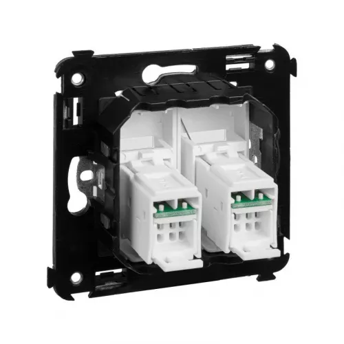 Розетка 2-м RJ-45 СП кат.6 Avanti "Белое облако" DKC 4400294 фото 4 Розетка 2-м RJ-45 СП кат.6 Avanti "Белое облако" DKC 4400294 фото 4