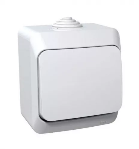 Выключатель 1-кл. ОП Этюд 10А IP44 10AX бел. SchE BA10-041B