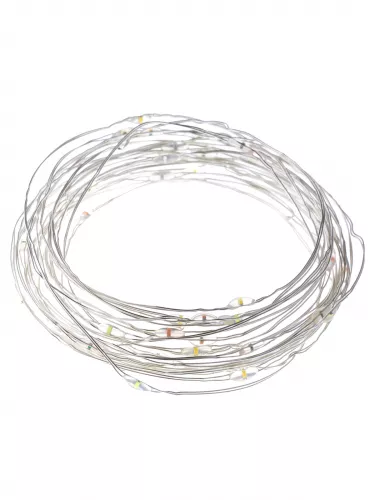 Гирлянда светодиодная "Роса50" 50LED, 5м, многоцветная, 2хCR2032 , TDM фото 2 Гирлянда светодиодная "Роса50" 50LED, 5м, многоцветная, 2хCR2032 , TDM фото 2