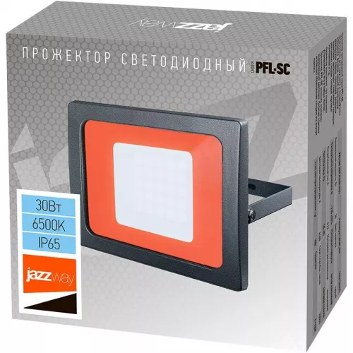 Прожектор светодиодный PFL-SC-SMD-30Вт 30Вт IP65 6500К мат. стекло JazzWay 5001404 фото 7
