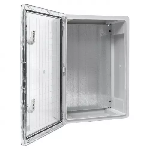 Бокс пластиковый с монтажной платой 500х350х190 IP65 прозр. дверь PROxima EKF PBT65MP005 фото 2