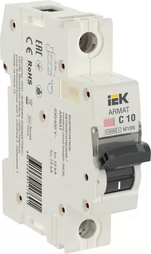 Выключатель автоматический 1п C 10А M10N ARMAT IEK AR-M10N-1-C010