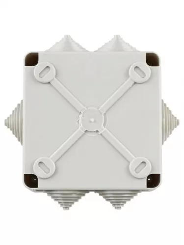 Коробка распаячная ОП КМ 100х100х45 IP44 6 вводов (RAL7035) IEK UKO11-100-100-045-K41-44 фото 3 Коробка распаячная ОП КМ 100х100х45 IP44 6 вводов (RAL7035) IEK UKO11-100-100-045-K41-44 фото 3