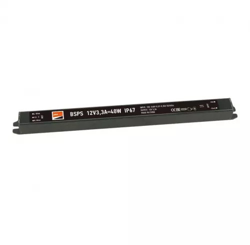 Драйвер BSPS 12В 3.3A=40Вт влагозащ. IP67 JazzWay 3329266A
