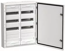 Корпус металлический ЩРн-96 (2х48) 710х570х140 IP54 бел. (одна дверь) TITAN 5 IEK TI5-50-N-2X048-54