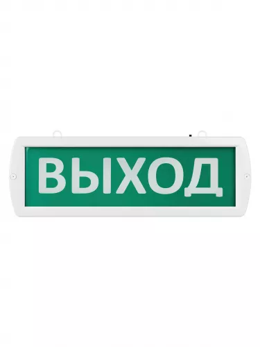 Оповещатель охранно-пожарный световой Топаз-220-РИП-Д "Выход" 220 В, 6ч, IP52 TDM фото 3