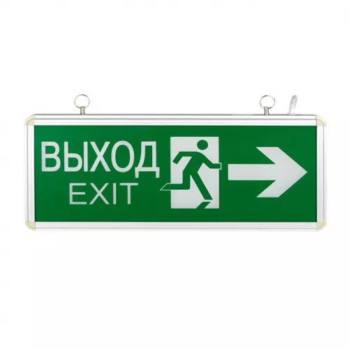 Светильник аварийно-эвакуационный EXIT-201 двухсторонний LED Basic EKF EXIT-DS-201-LED фото 3