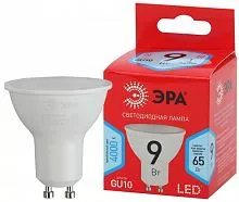 Лампа светодиодная RED LINE LED MR16-9W-840-GU10 R MR16 9Вт софит GU10 нейтр. бел. ЭРА Б0050692