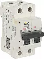 Выключатель автоматический 2п C 6А M06N ARMAT IEK AR-M06N-2-C006