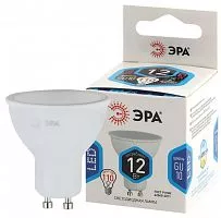 Лампа светодиодная LED MR16-12W-840-GU10 MR16 12Вт софит GU10 нейтр. бел. ЭРА Б0040890
