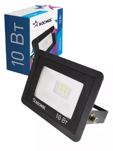 Прожектор 10Вт 800лм 6500К IP65 Космос K_PR5_LED_10 Прожектор 10Вт 800лм 6500К IP65 Космос K_PR5_LED_10