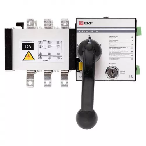 Устройство АВР ТСР1 3п 40А 230В PROxima EKF ats-tsr1-40A-3p-pro фото 14