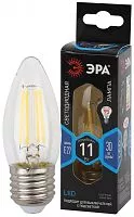 Лампа светодиодная филаментная F-LED B35-11w-840-E27 B35 11Вт свеча E27 нейтр. бел. ЭРА Б0046988