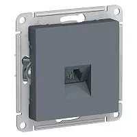 Механизм розетки телефонной 1-м СП AtlasDesign RJ11 грифель SchE ATN000781
