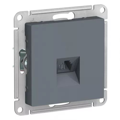 Механизм розетки телефонной 1-м СП AtlasDesign RJ11 грифель SchE ATN000781