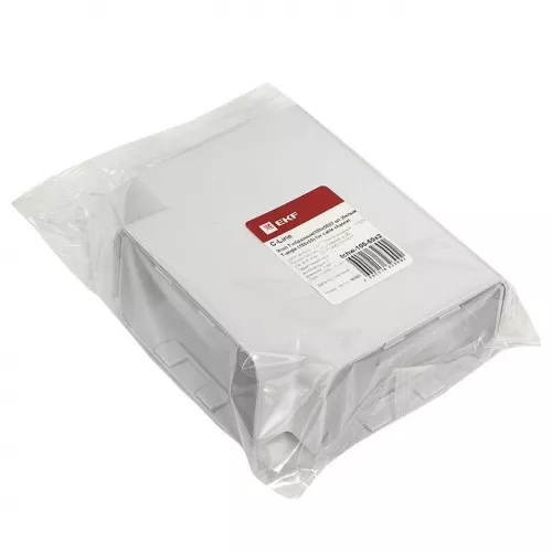 Угол T-образный 105х50 C-Line бел. (уп.2шт) EKF tchw-105-50x2 фото 2