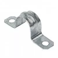Скоба крепежная двухлапковая d19-20мм метал. (уп.100шт) EKF sm-2-19-20