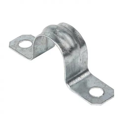 Скоба крепежная двухлапковая d19-20мм метал. (уп.100шт) EKF sm-2-19-20