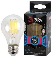 Лампа светодиодная филаментная F-LED A60-15W-840-E27 A60 15Вт груша E27 нейтр. бел. ЭРА Б0046983