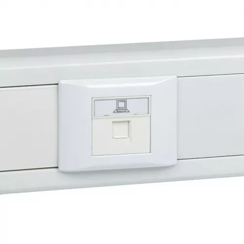 Розетка RJ45 категории 5е (ширина 2 модуля) EKF E2MK015E-135-10 фото 6