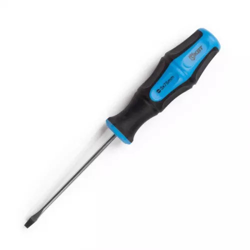 Отвертка "Мастер" шлиц 3х75 КВТ 77396 Отвертка "Мастер" шлиц 3х75 КВТ 77396