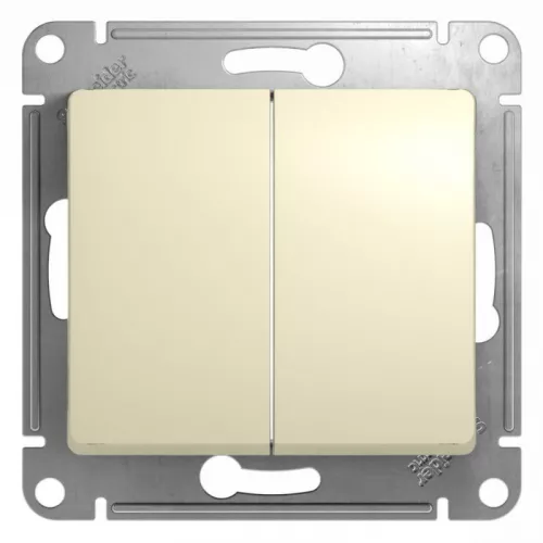 Механизм выключателя 2-кл. СП Glossa 10А IP20 (сх. 5) 10AX беж. SchE GSL000251