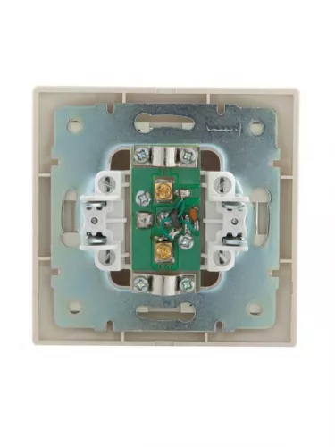 Розетка TV СП Мира проходная крем/крем. LEZARD 701-0303-129 фото 4
